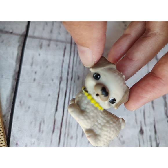 2013 Barbie Chelsea Flippin Pup Pool REPLACEMENT Grey Puppy Dog Pet Rubber - Picture 4 of 7